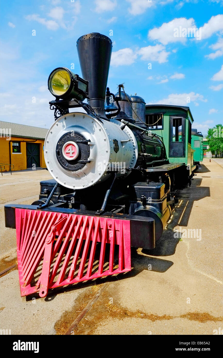 Engine Historic Passenger Train Depot Huntsville Alabama AL US USA Stock Photo