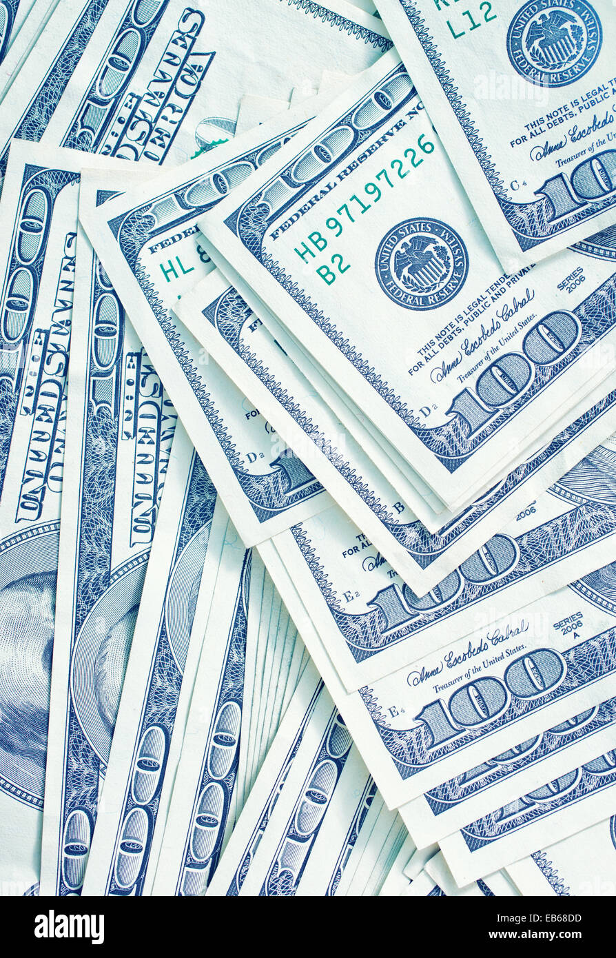 dollars background, american dollars on jeans Stock Photo - Alamy