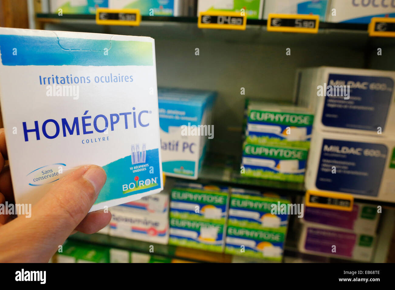 HOMEOPATHY Stock Photo