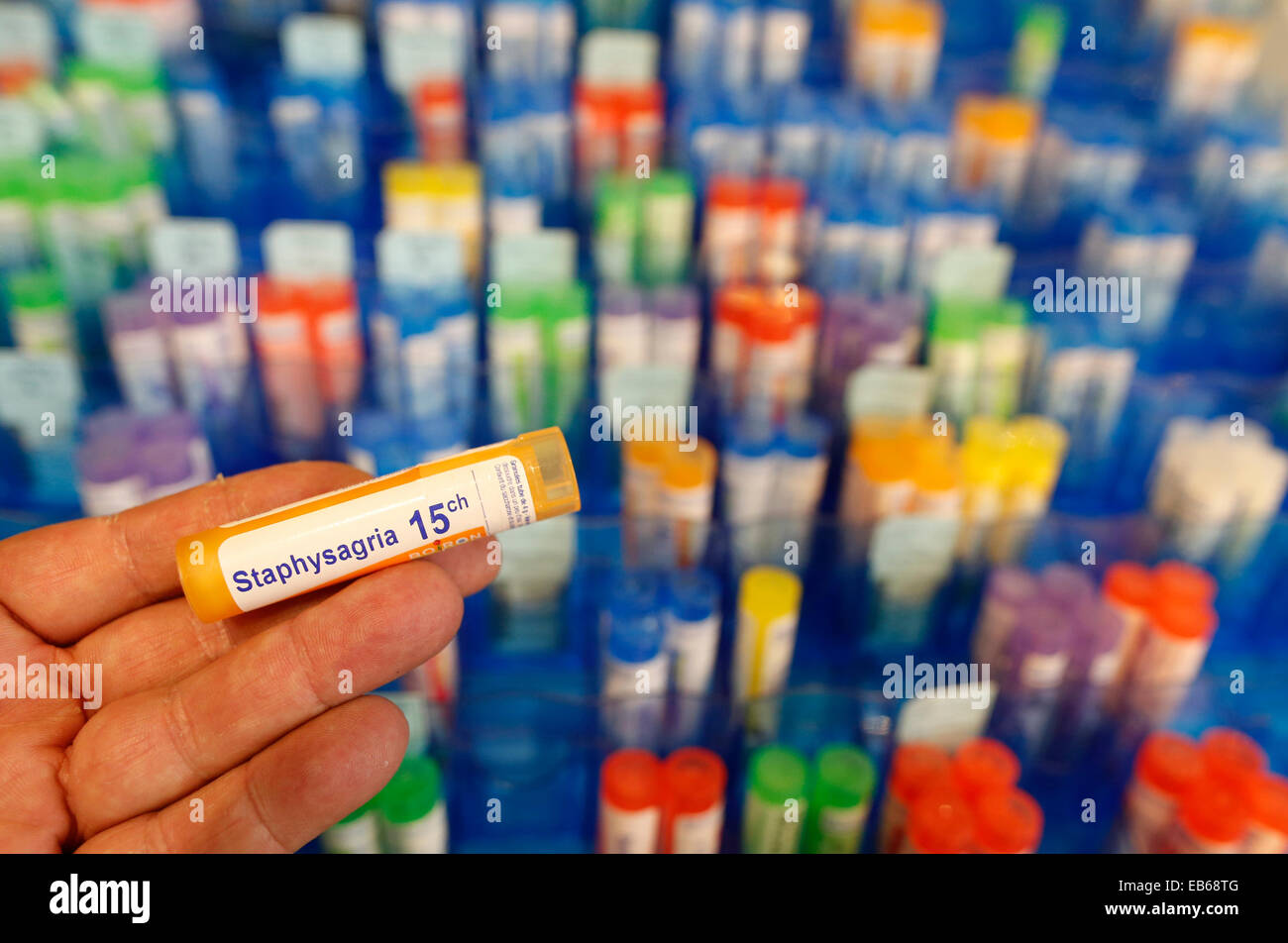 HOMEOPATHY Stock Photo