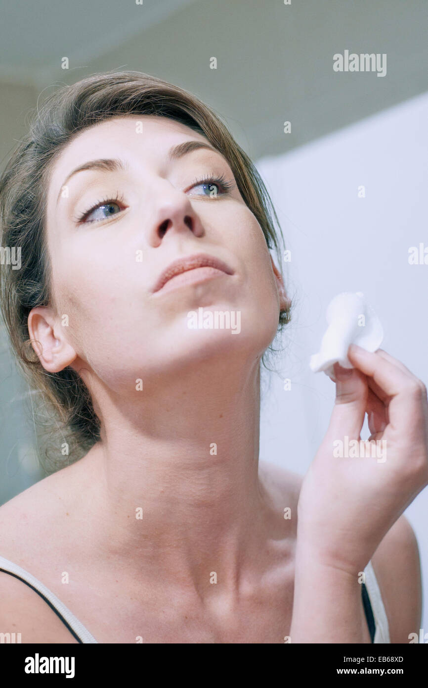 FACE CARE, WOMAN Stock Photo