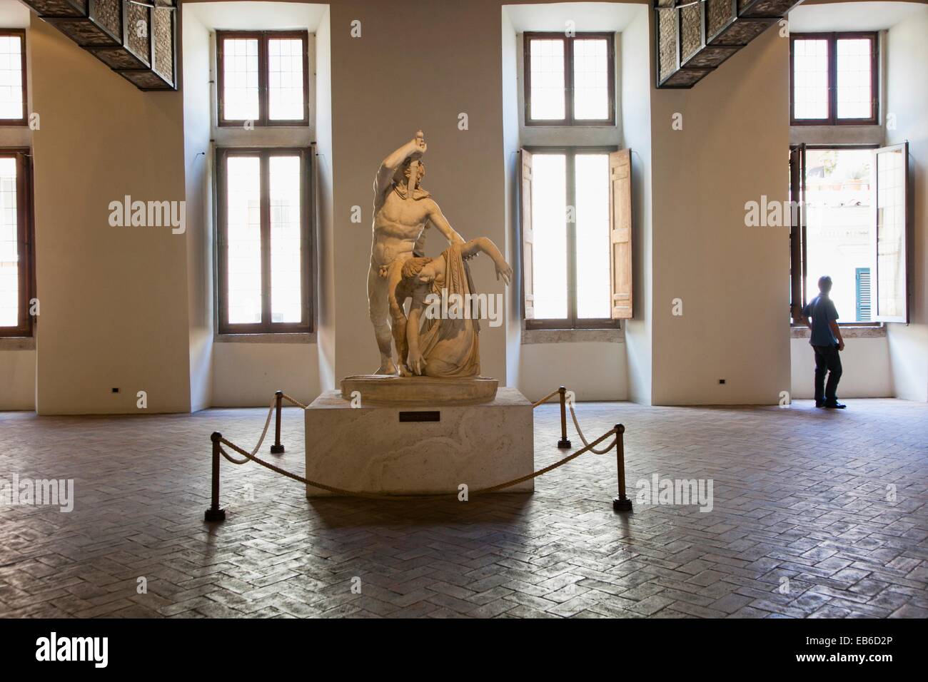 Suicidal Galata with his wife, Palazzo Altemps Roman National Museum, Rome, Lazio, Italy. Stock Photo