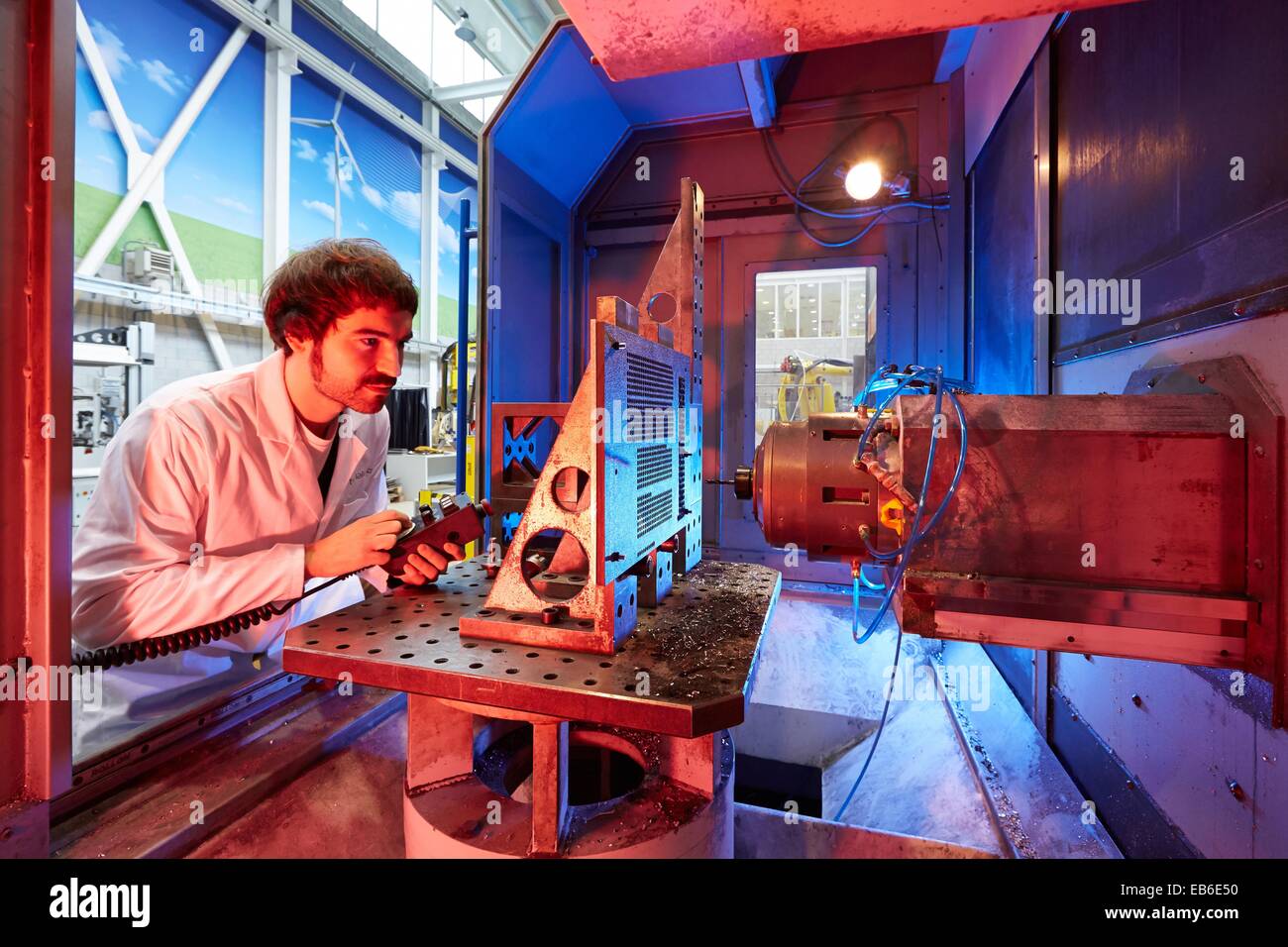 Drilling stack for aircraft parts Dynamic analysis of the production