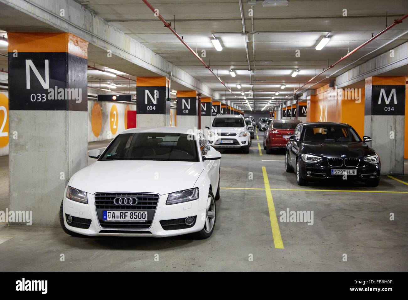 Parking, Bilbao Exhibition Center, BEC, Bilbao, Bizkaia, Basque Country,  Spain Stock Photo - Alamy