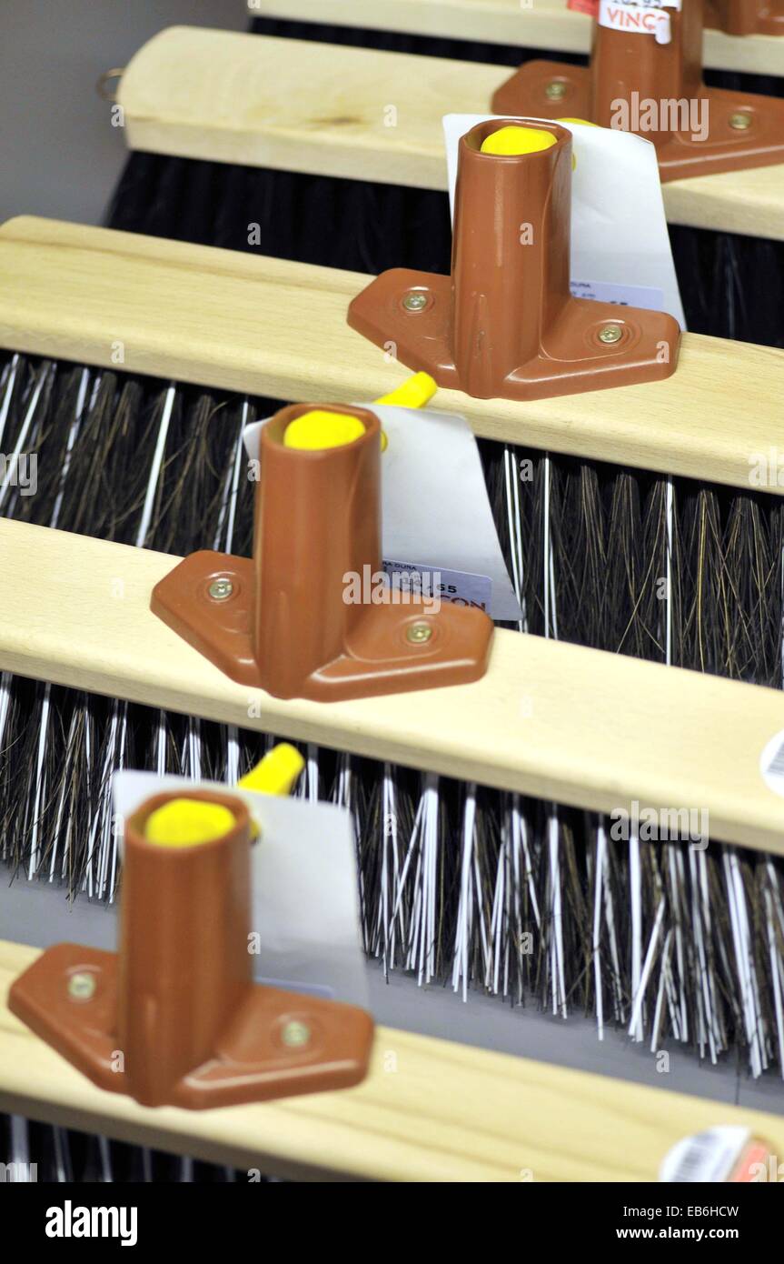 Brooms for sale Stock Photo Alamy