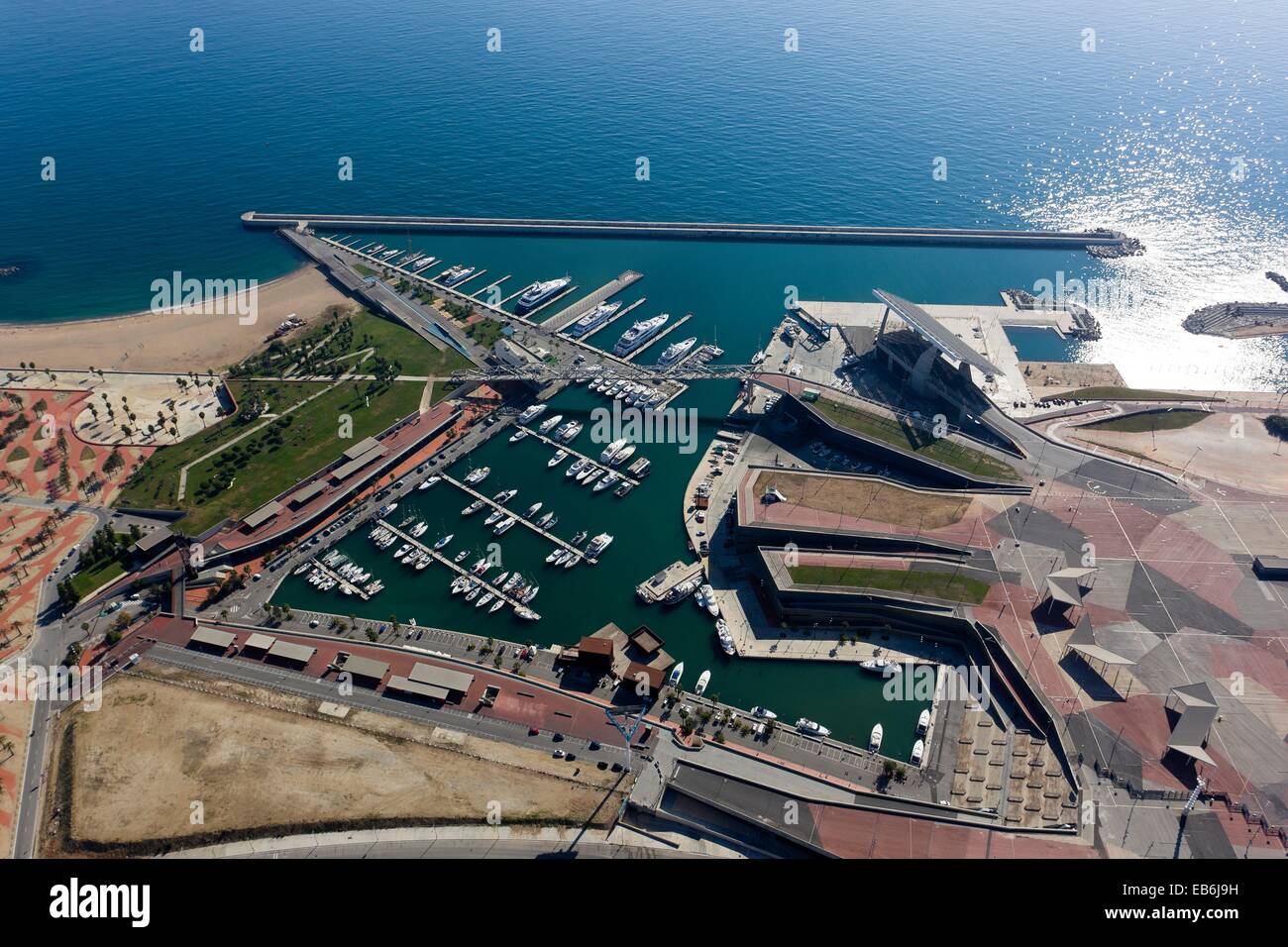 Port Forum, Barcelona, Spain Stock Photo - Alamy