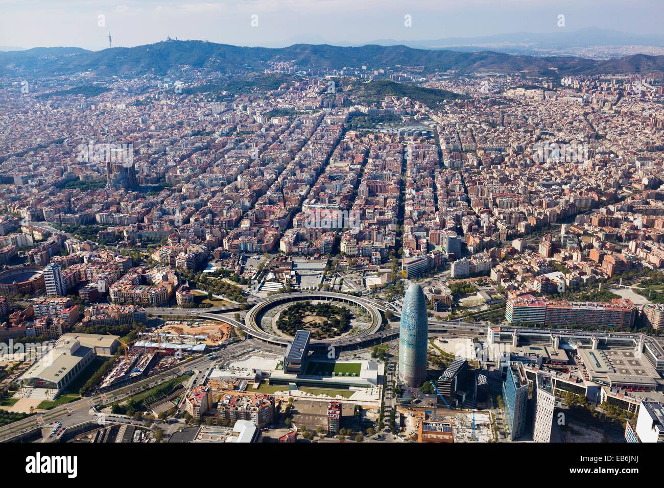 Plaza De Les Glories Barcelona High Resolution Stock Photography And 