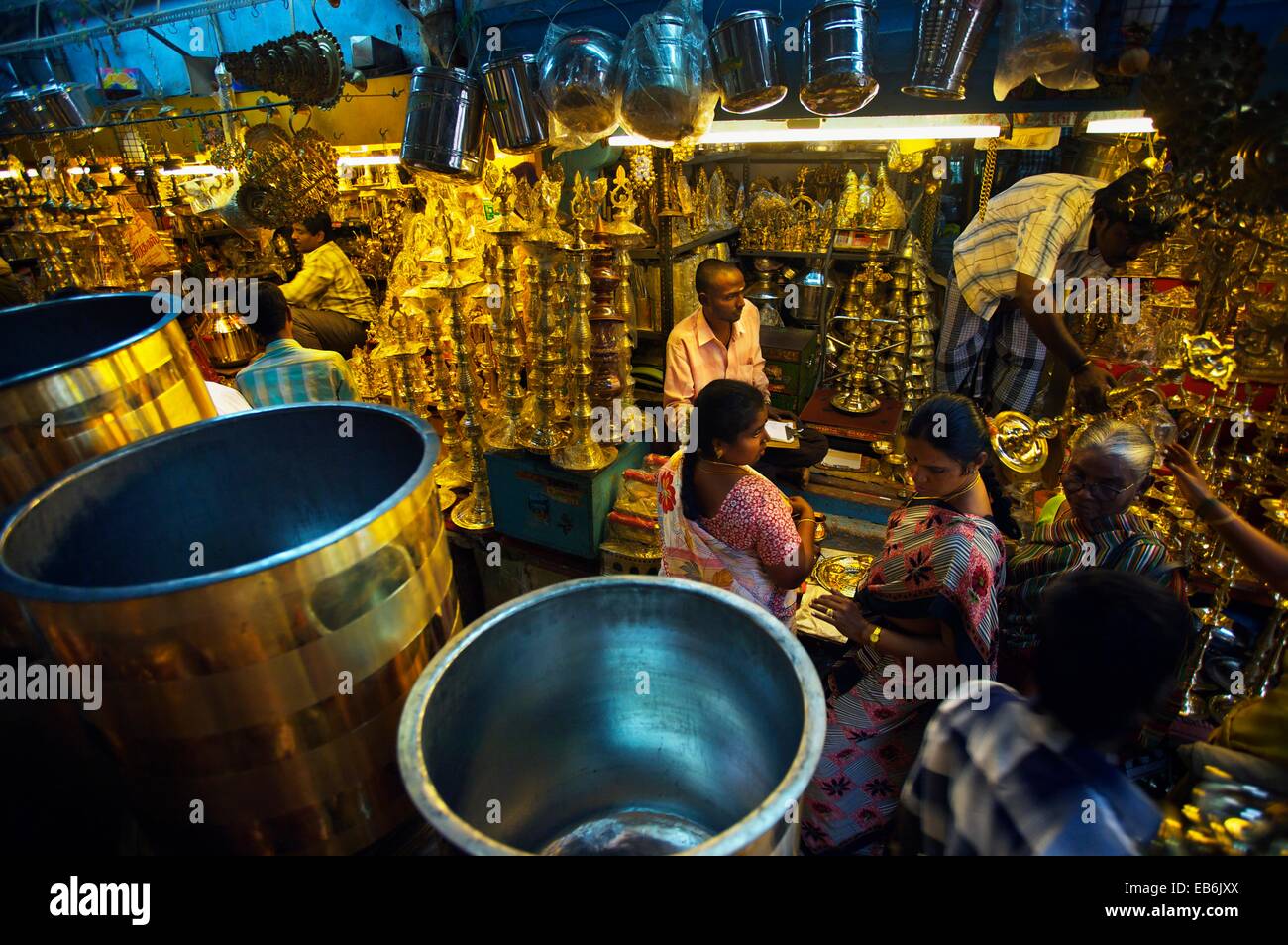 Market, Madurai Tamil Nadu India Stock Photo Alamy