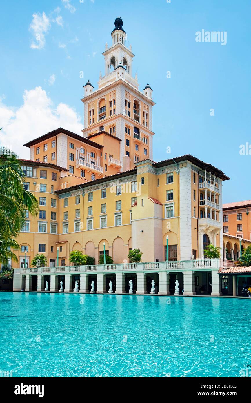 Biltmore hotel c 1926  Coral Gables, Miami, Florida, USA. Stock Photo