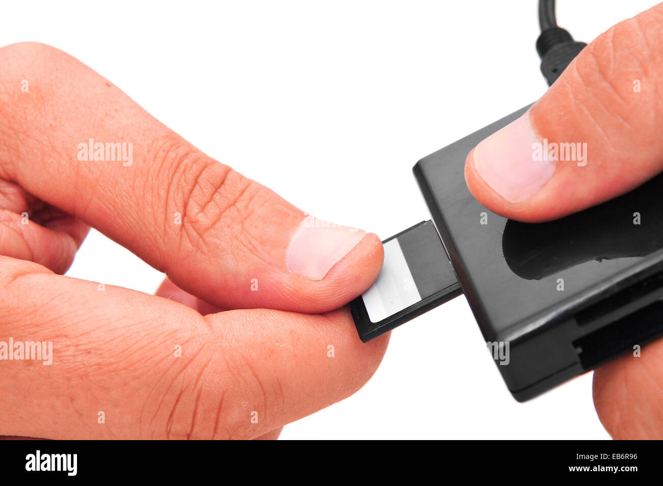 Insérer la carte sd appareil photo Photo Stock - Alamy