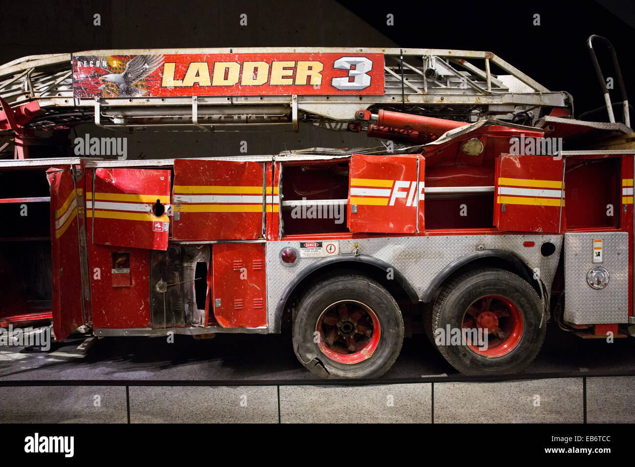 Destroyed Ladder Truck of FDNY Ladder Co. 3, National September 11