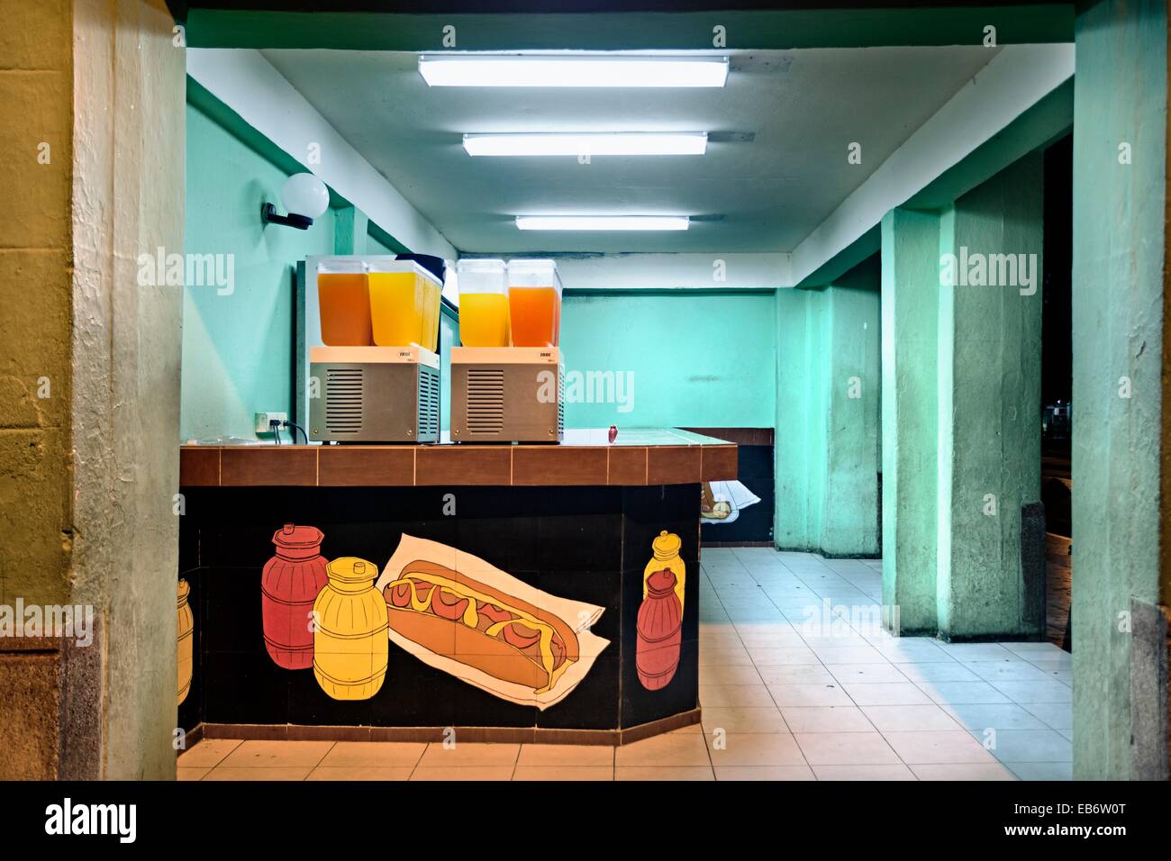 fast food, Santa Clara, Cuba. Stock Photo