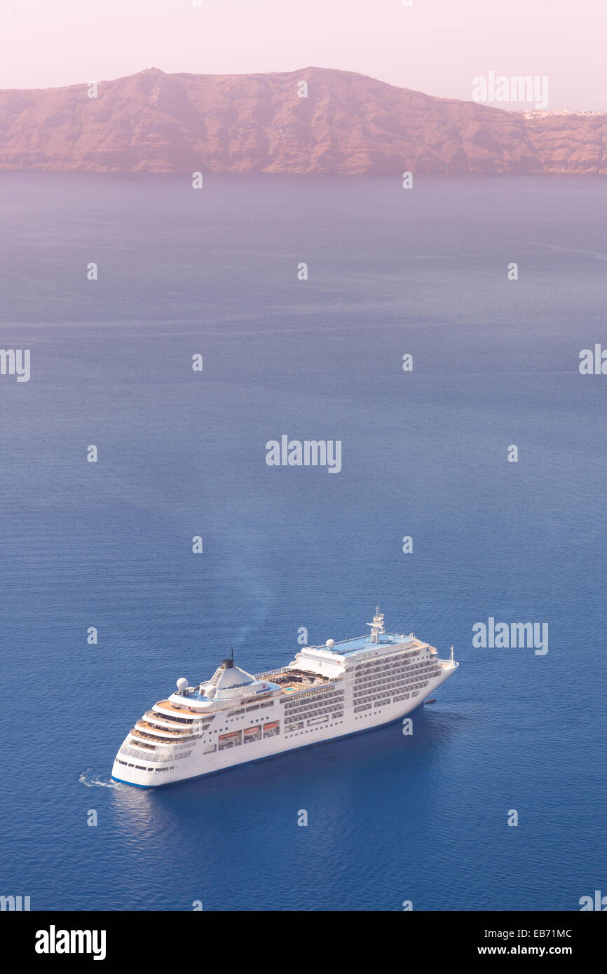 Luxury cruise ship. Stock Photo