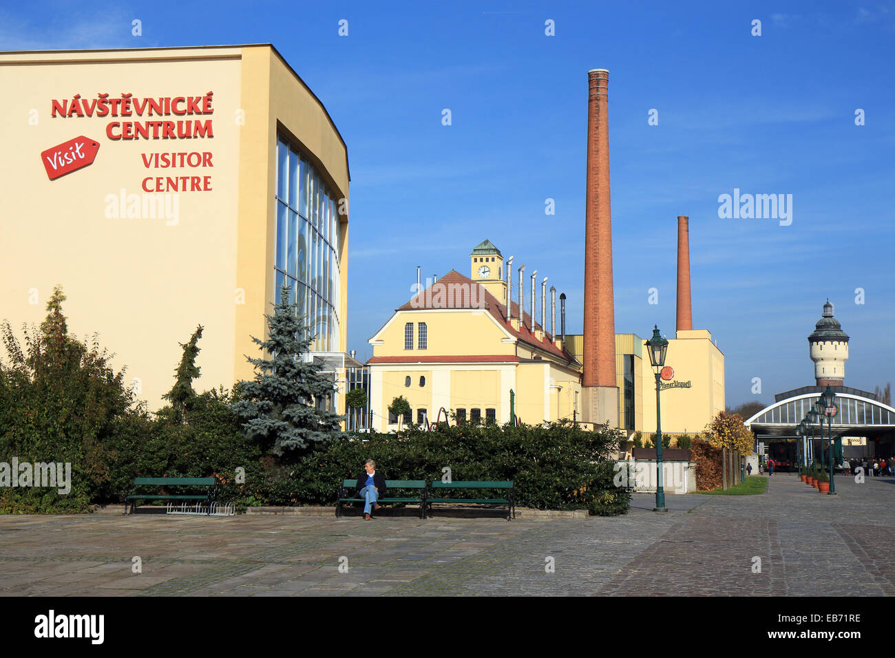 Czech Republic: Pilsner Urquell brewery, Pilsen. Photo from 8. November 2014 Stock Photo