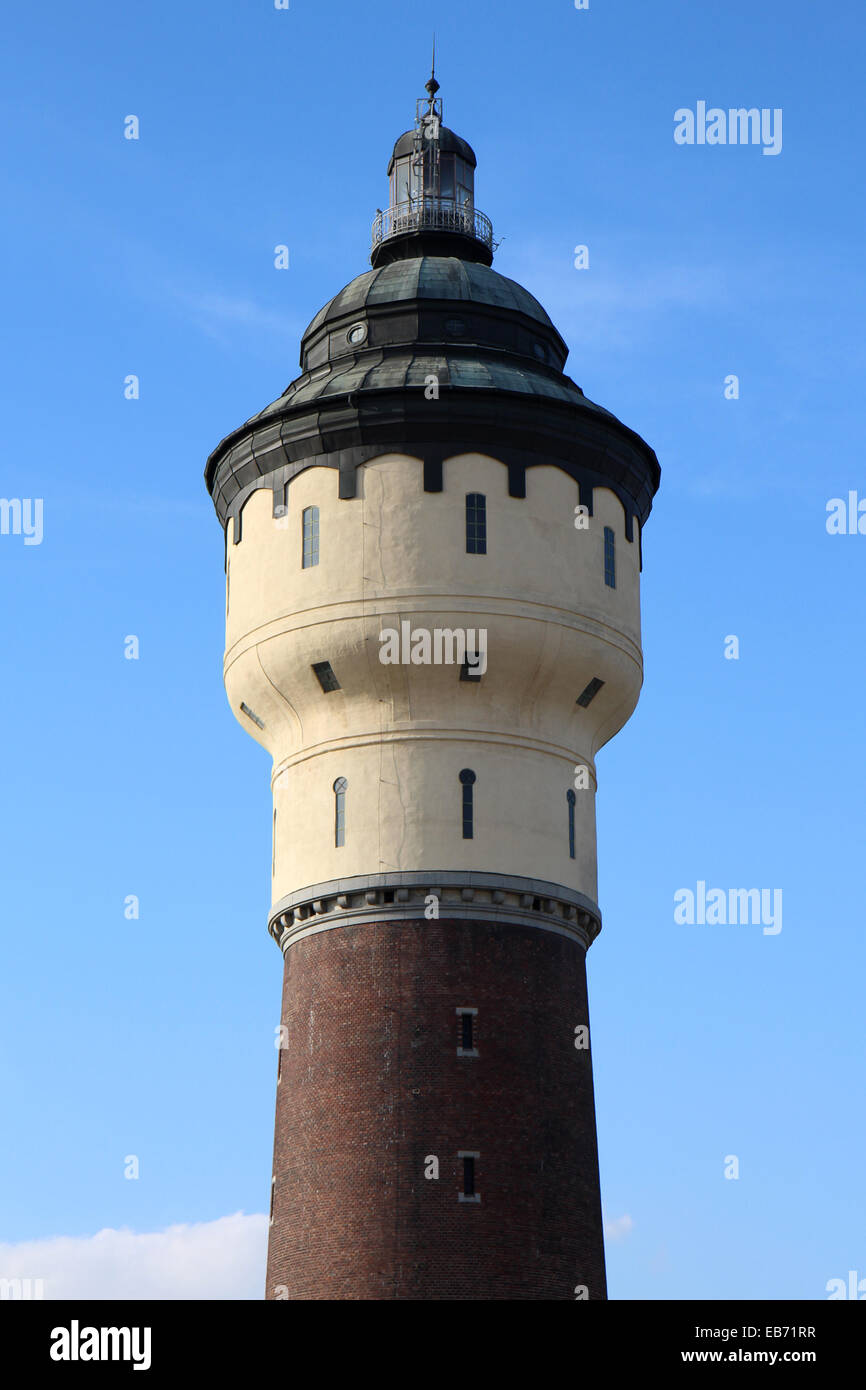Czech Republic: Water tower of Pilsner Urquell brewery, Pilsen. Photo from 8. November 2014 Stock Photo