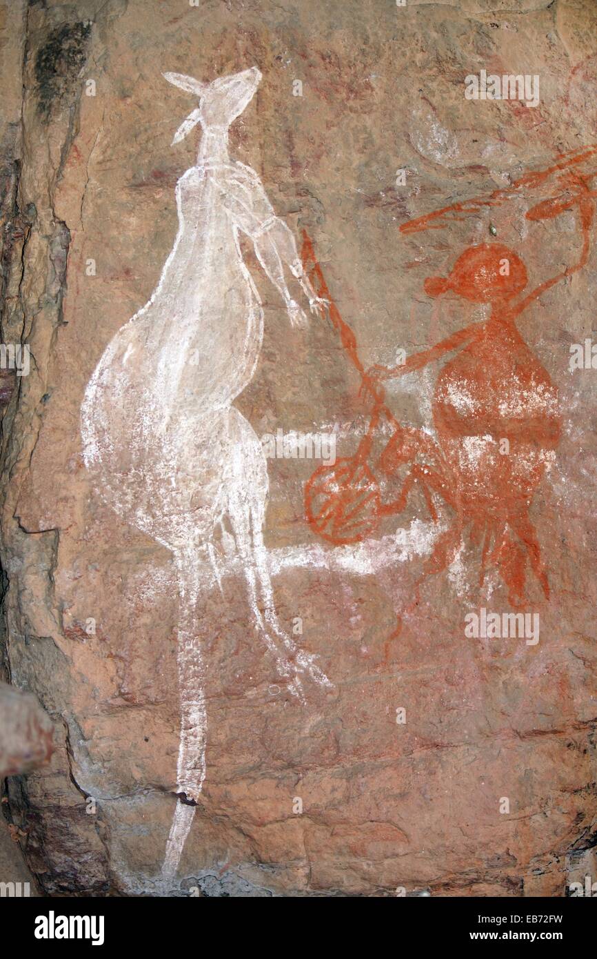 Nourlangie Aboriginal rock art site in Kakadu National Park, Northern