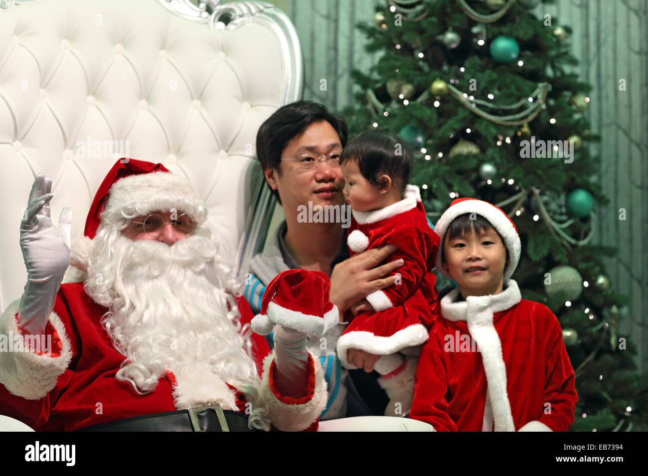 Santa Claus, Hong Kong, China, Asia Stock Photo Alamy