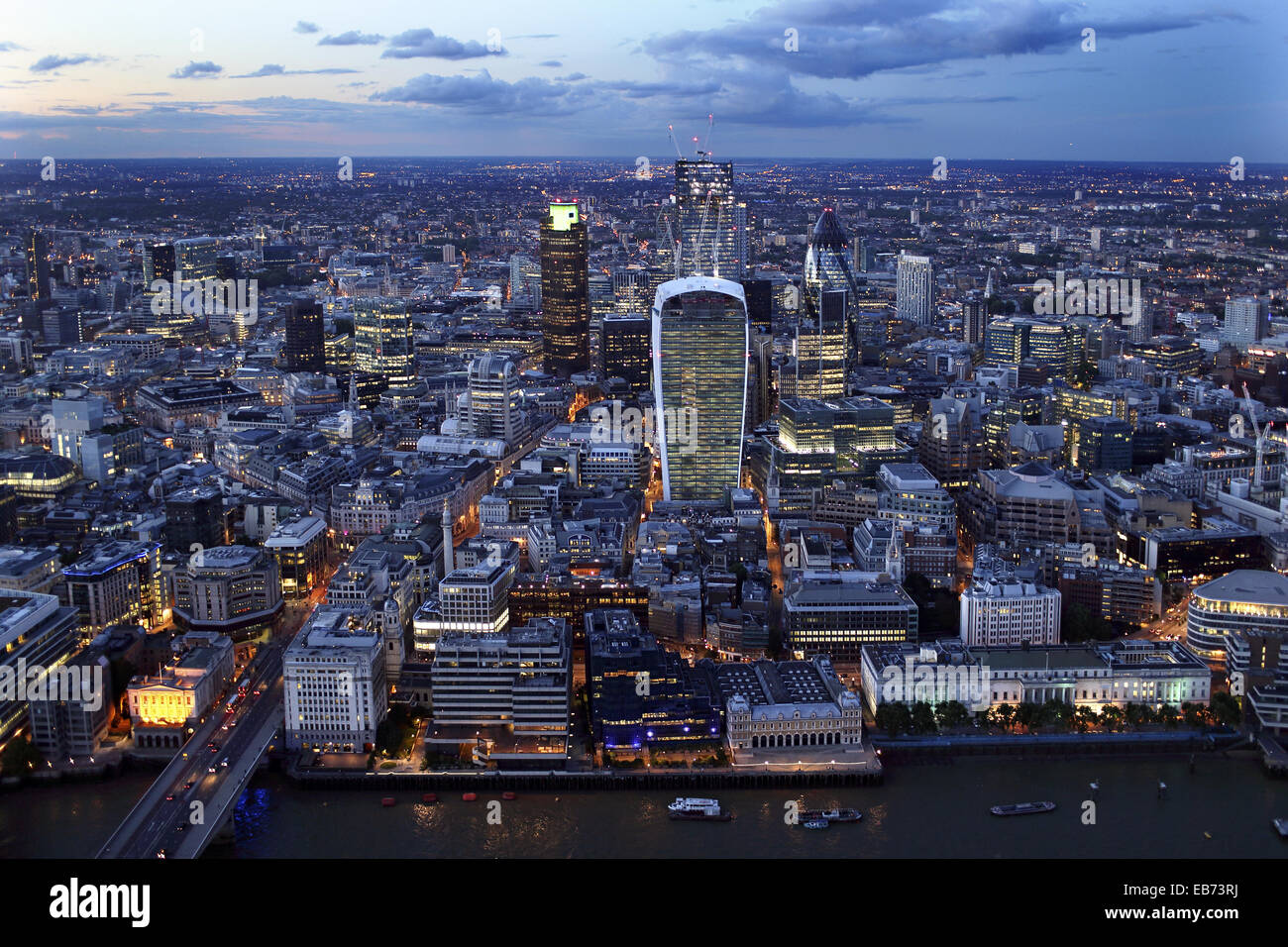 An aerial view london hi-res stock photography and images - Alamy