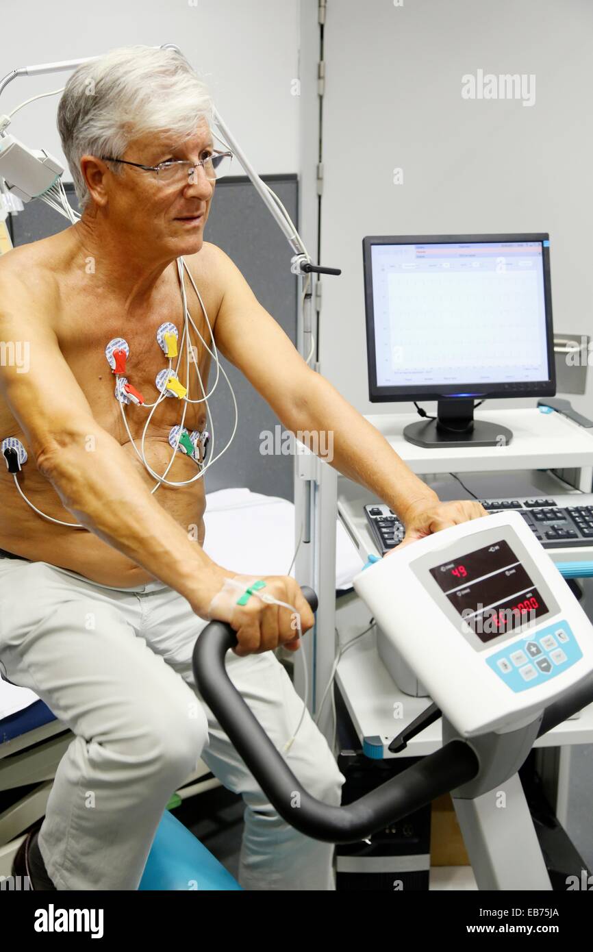 cardiology stress test Myocardial perfusion scintigraphy in effort