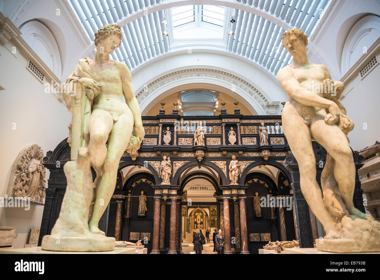 A beautiful statue at the Victoria & Albert Museum