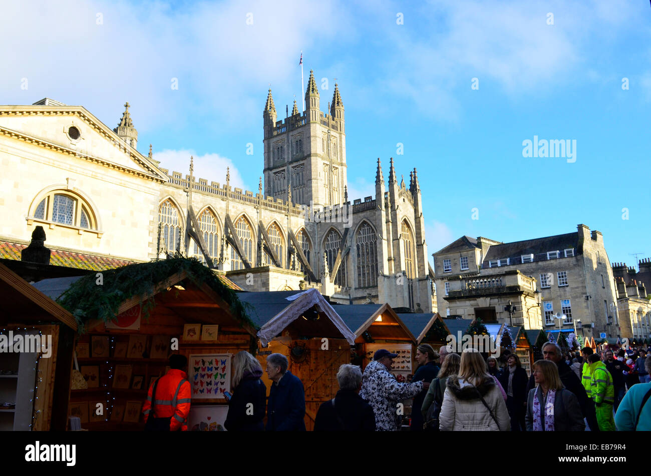 Bath, UK. 27th November, 2014. City of Bath Christmas Market. Robert Timoney/AlamyLiveNews Stock