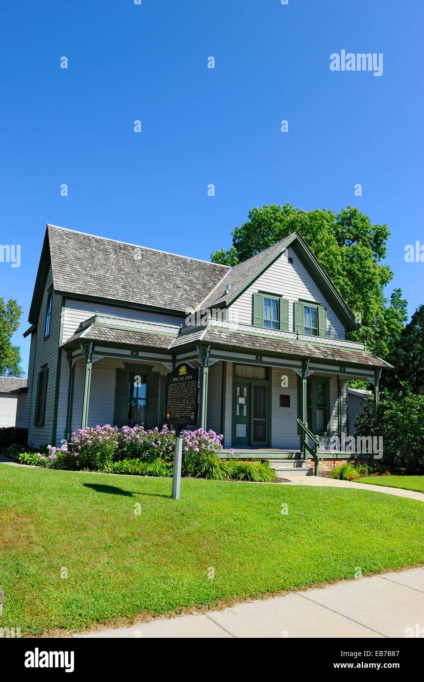Sinclair Lewis Home Sauk Centre Minnesota MN Stock Photo Alamy