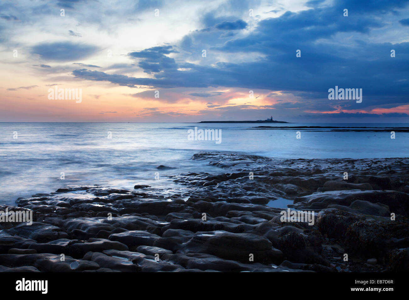 Coquet Island at Dawn Amble by the Sea Northumberland Coast England