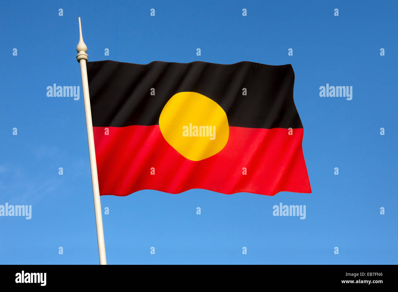 Australian Aboriginal Flag Stock Photo - Alamy