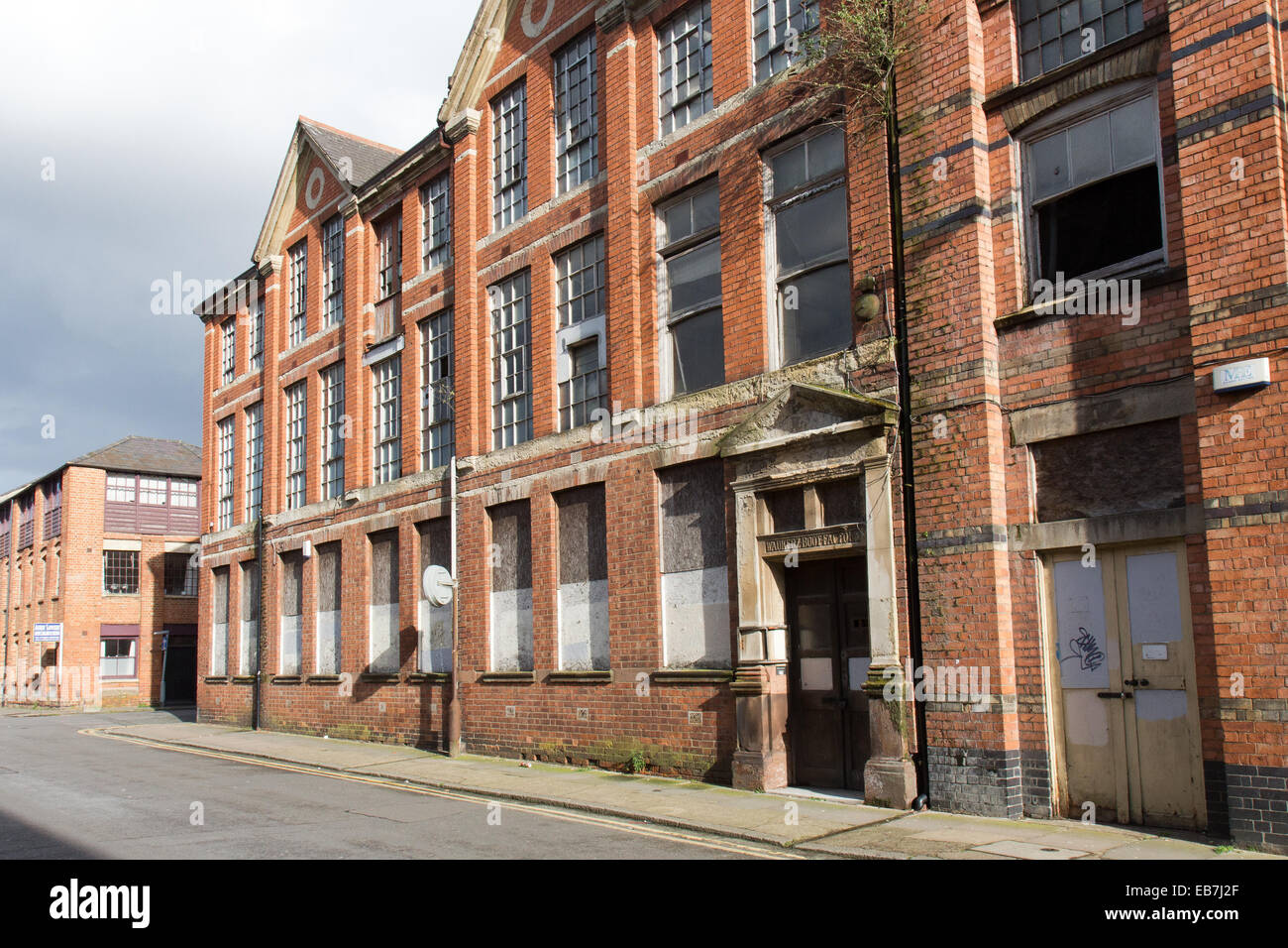 Former shoe Factory in Northampton, England Stock Photo Alamy