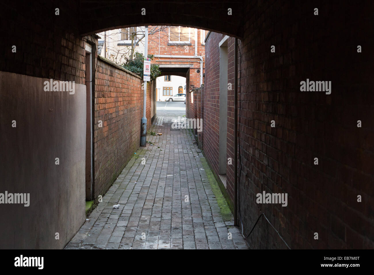 Alley between Dunster Street and St Michael's Road, Northampton Stock