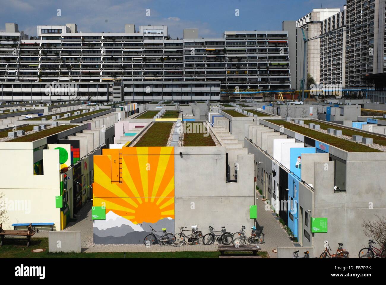 Munich Apartment Complex Hi res Stock Photography And Images Alamy
