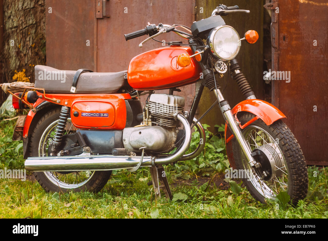 Old russian motorbike hi-res stock photography and images - Alamy