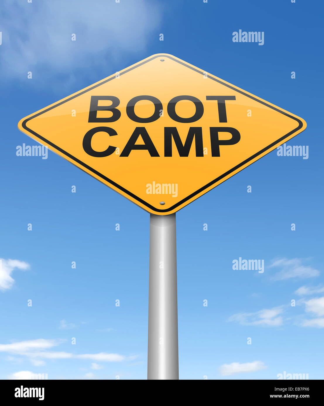 Boot Camp Concept Stock Photo Alamy