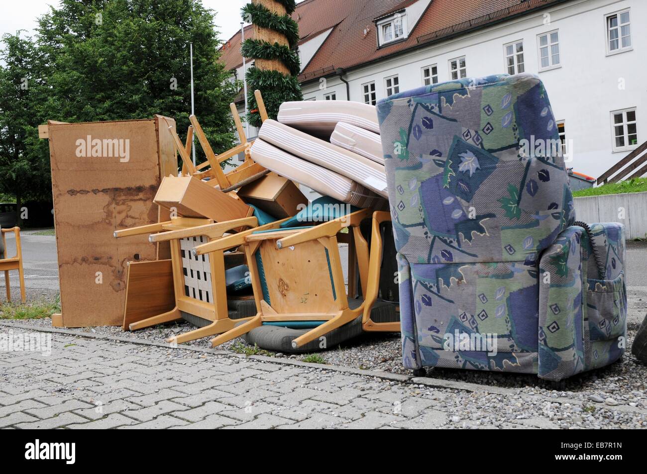 Bulky furniture is ready for pickup Stock Photo Alamy