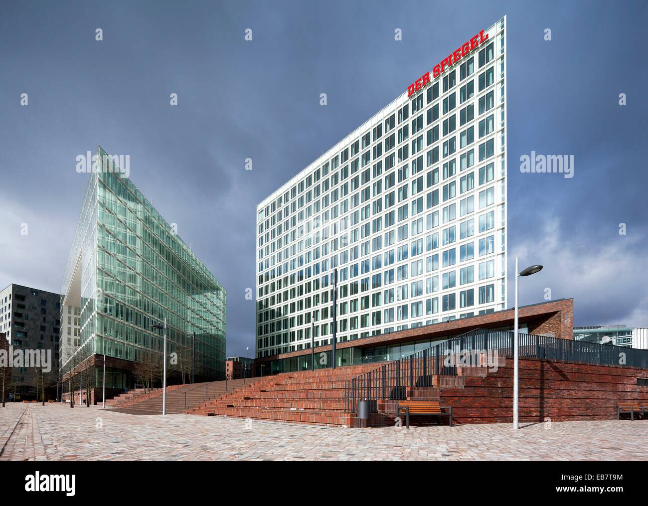 Editorial and publishing office ´Der Spiegel´, Ericusspitze, Hamburg Stock Photo