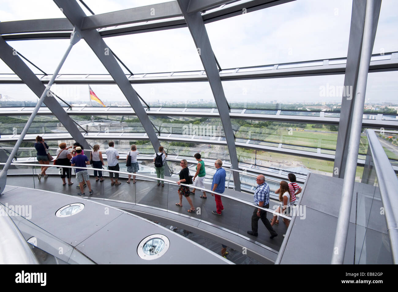 Germany, Berlin, Bundestag, German Parliament Building, Reichstag Dome