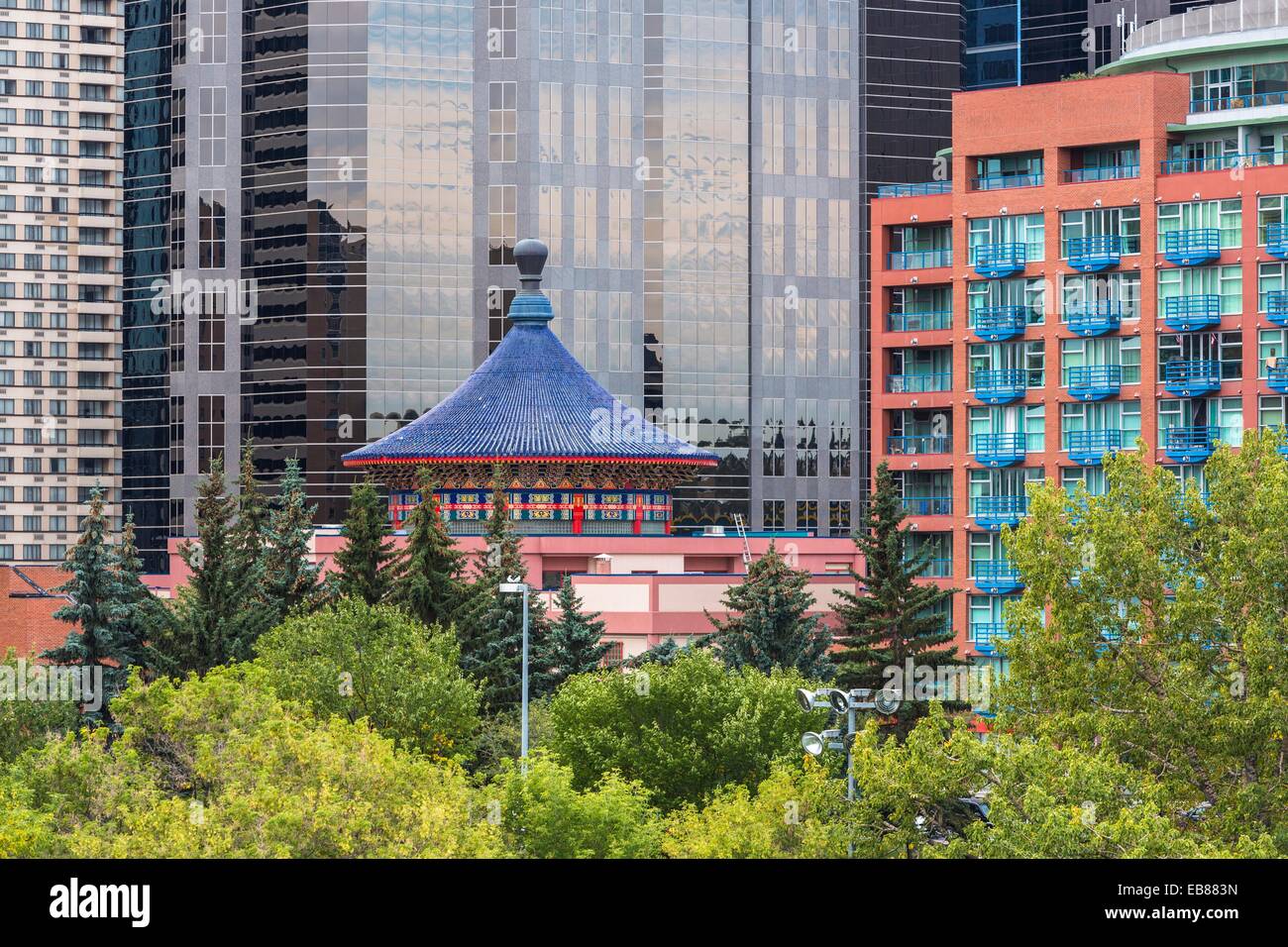 Canada chinese cultural center downtown calgary hires stock