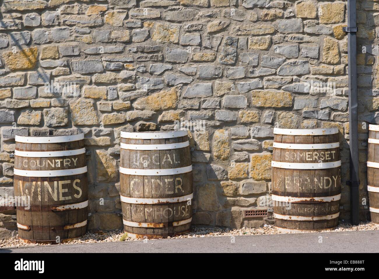 Leg Bender Cider Shop, The Cliffs, Cheddar village and Somerset