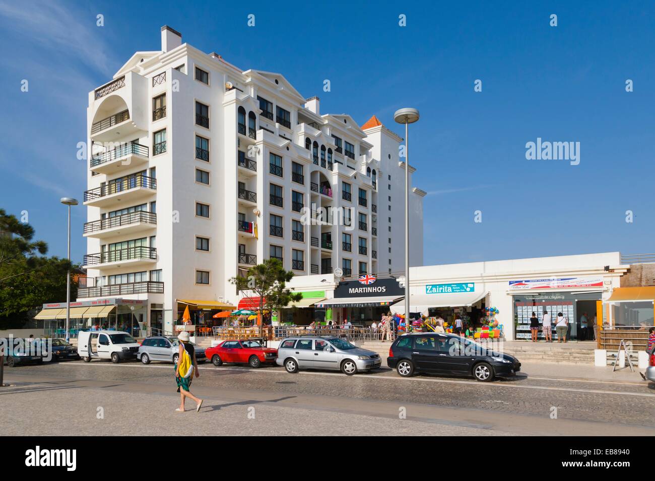 Avenida Marginal, Sao Martinho do Porto, Alcobaca, Oeste, Leiria District,  Portugal Stock Photo - Alamy