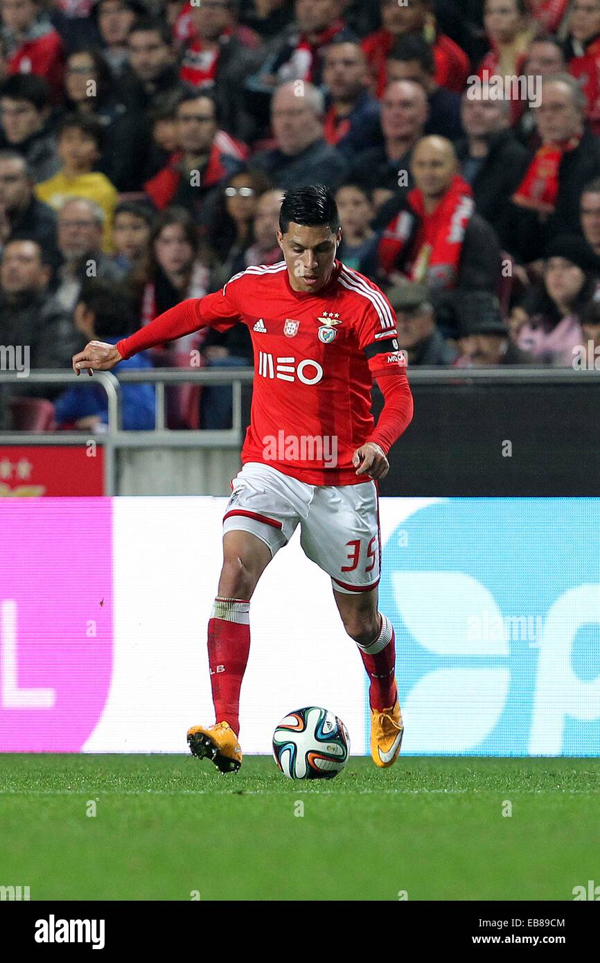 Enzo Perez - 22.11.2014 - Benfica/Moreirense - Coupe du Portugal- Photo : Carlos Rodrigues/Icon Sport Stock Photo