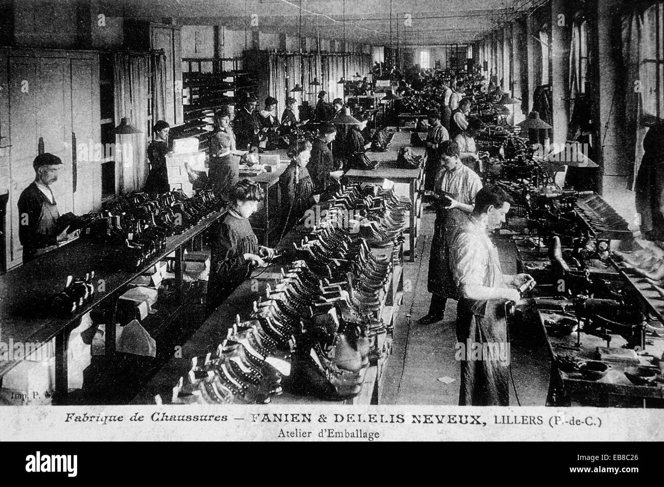 Old shoe factory Black and White Stock Photos & Images - Alamy