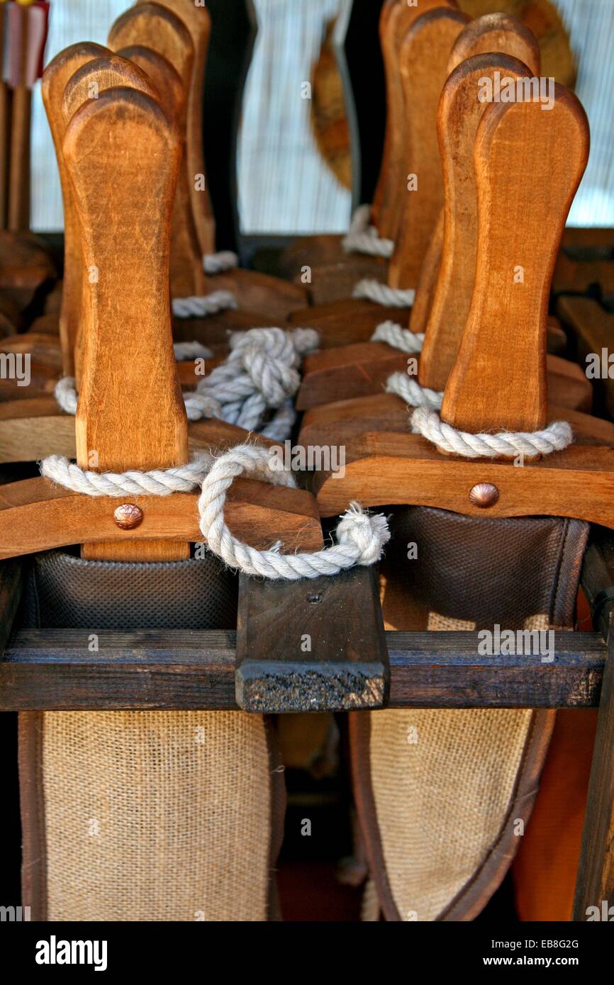 rubber knives, toys Stock Photo Alamy