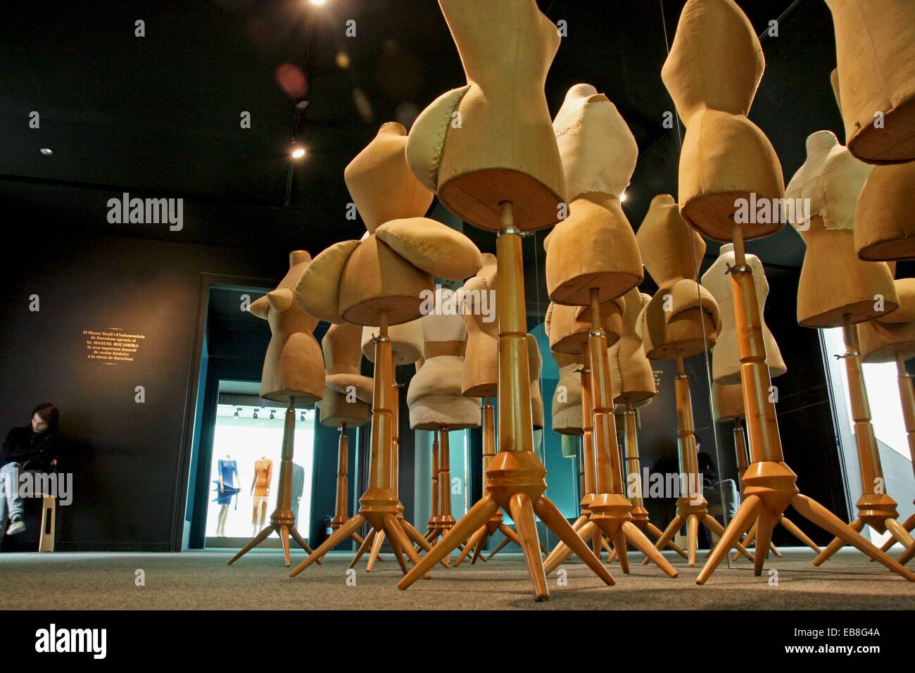 Mannequins, Textile and Clothing Museum, Pedralbes Palace, Barcelona