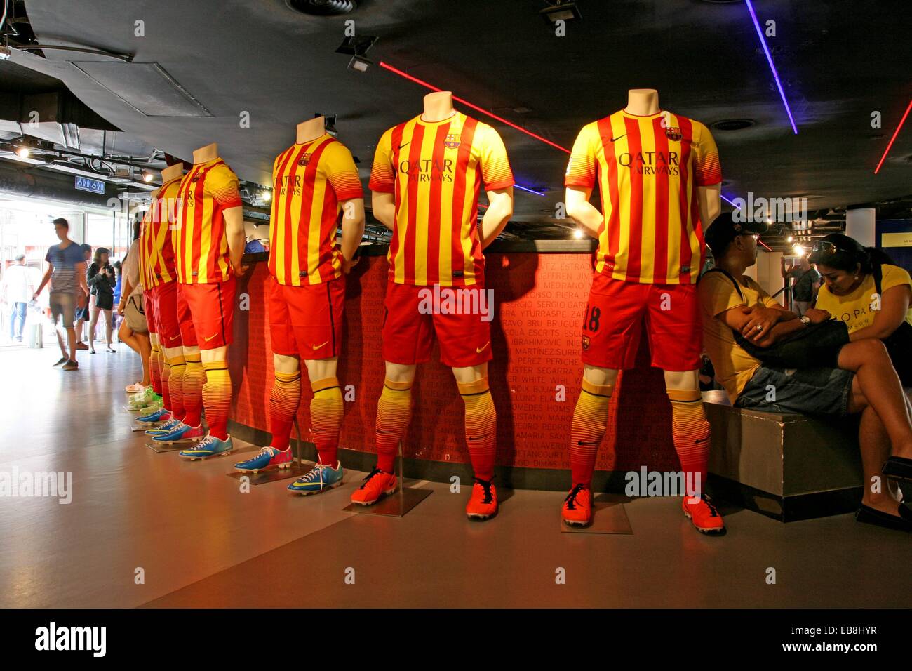 Sport equipment, store, FC Barcelona, Barcelona, Catalonia, Spain Stock  Photo - Alamy