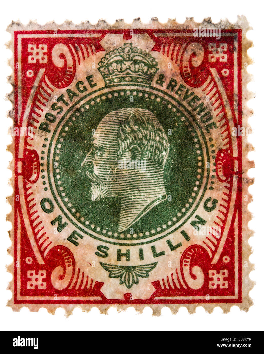 King Edward VII postage stamp Stock Photo Alamy