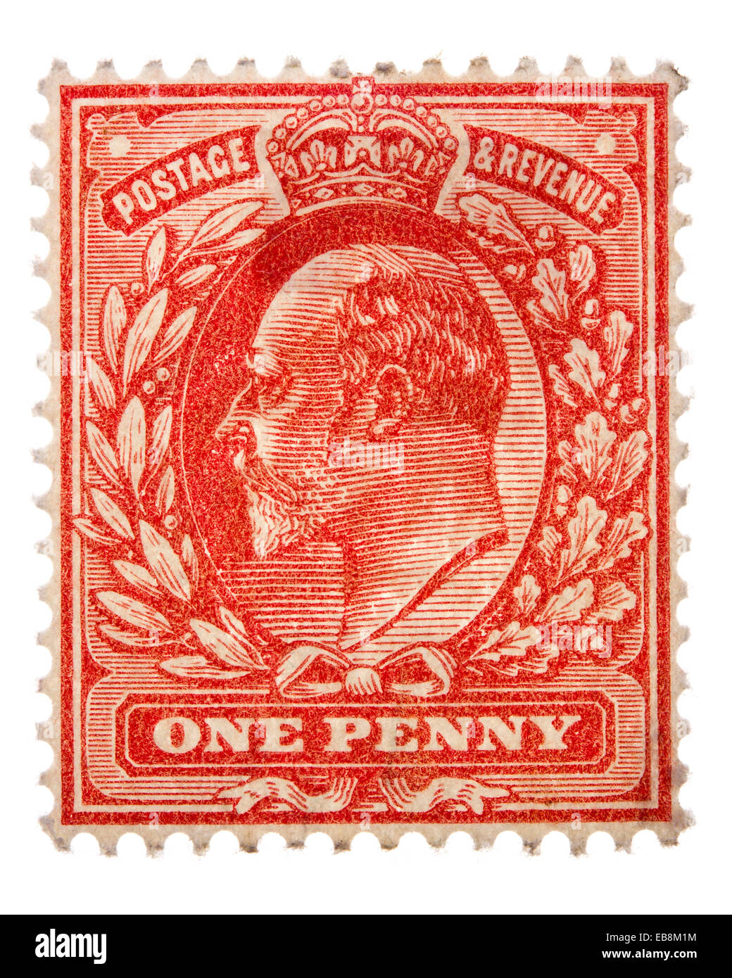 King Edward VII postage stamp Stock Photo Alamy