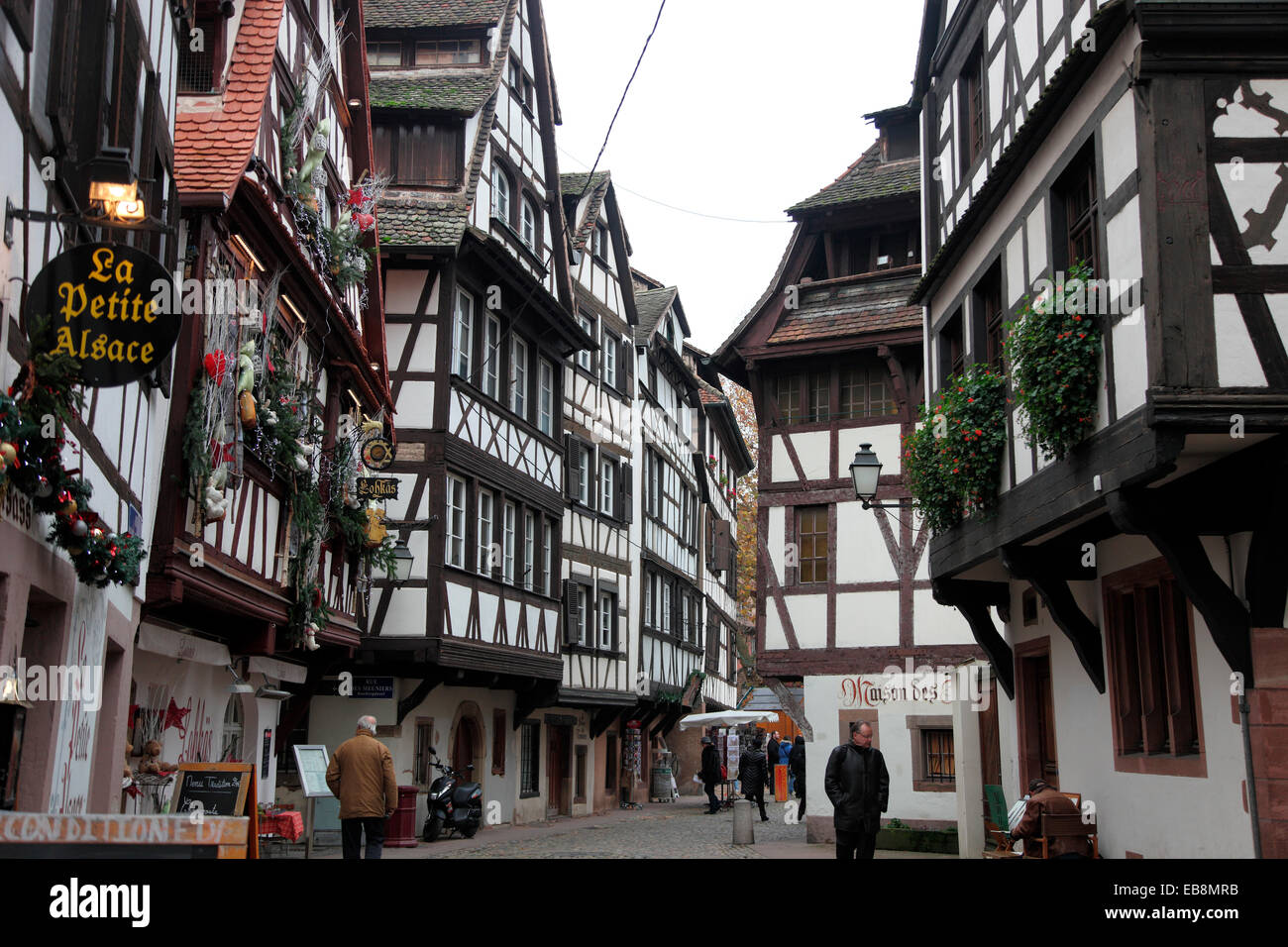 Petite France, medieval quarter of Strasbourg Stock Photo