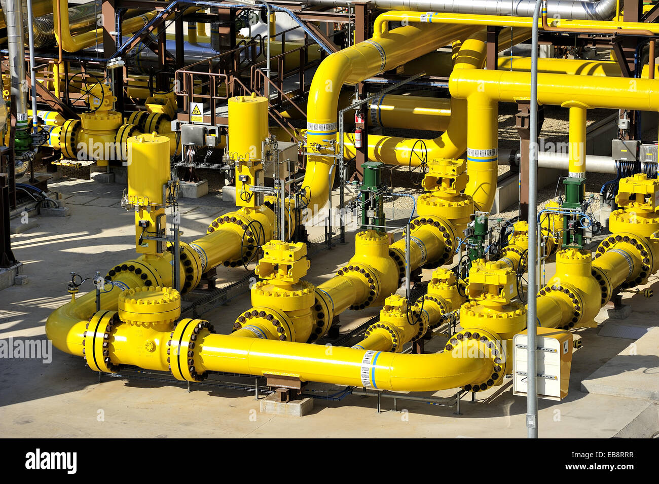 Gas Pressure Regulator Station High Resolution Stock Photography and