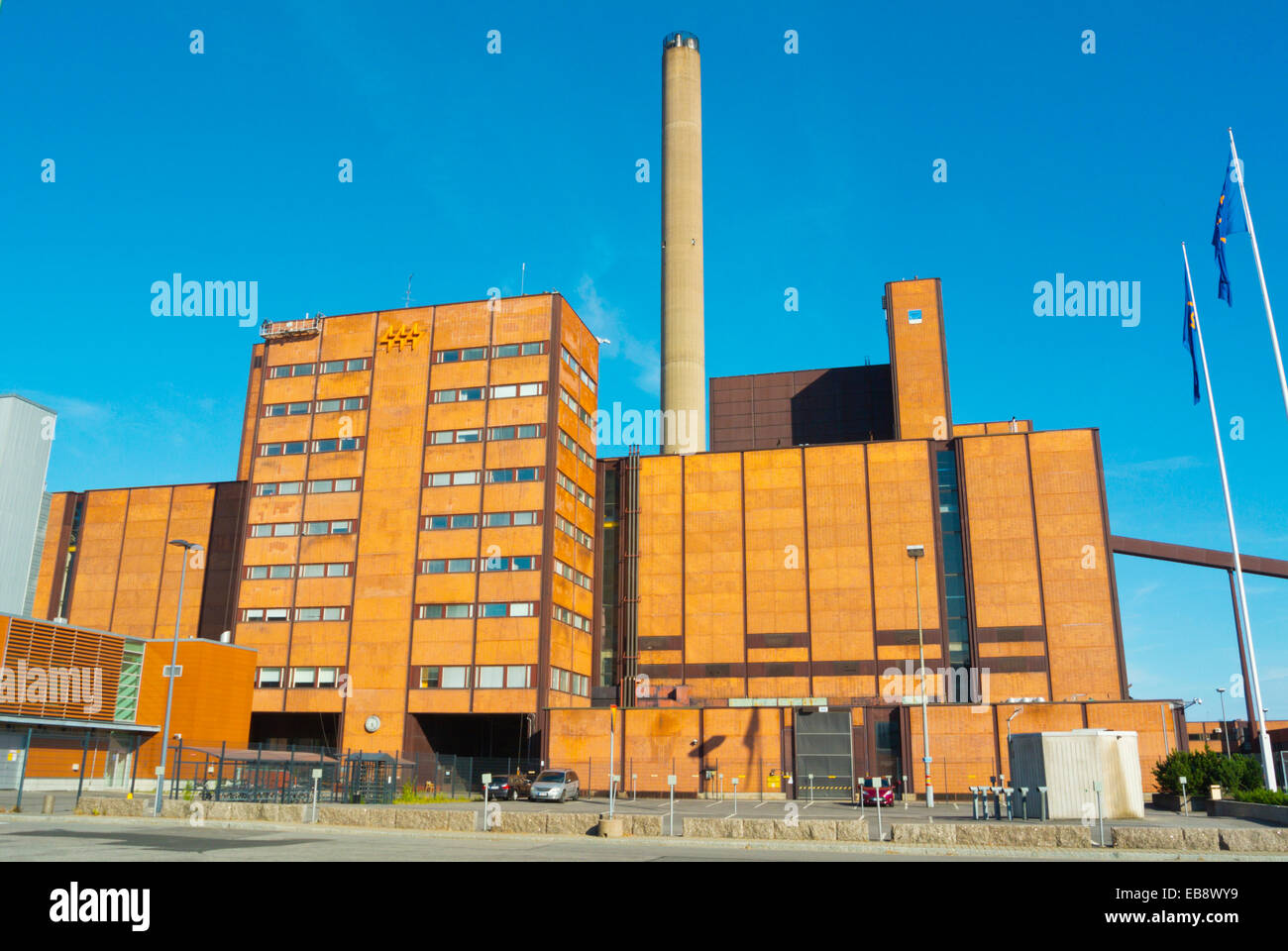 Hanasaaren hiilivoimalaitos, Hanasaari coal plant, Helsinki, Finland, Europe Stock Photo