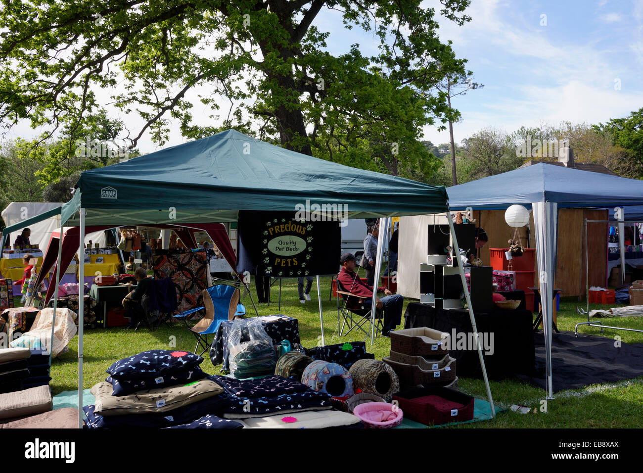 Pet Beds On Sale At The Kirstenbosch Craft Market Cape Town South Africa Stock Photo Alamy